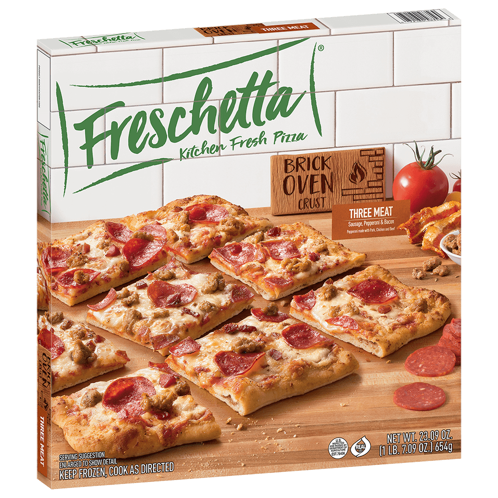 FRESCHETTA® Brick Oven Crust Three Meat Pizza